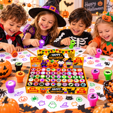 Load image into Gallery viewer, 50 Pc New Spooky Halloween Assorted Designs Stampers