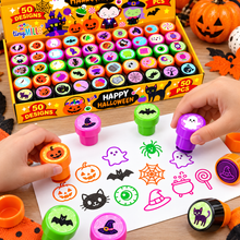 Load image into Gallery viewer, 50 Pc New Spooky Halloween Assorted Designs Stampers