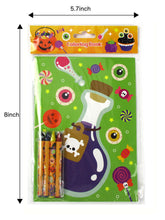 Load image into Gallery viewer, New Spooky Halloween Coloring Books with Crayons Party Favors - Set of 6 or 12