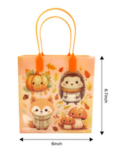 Load image into Gallery viewer, Autumn Cozy Animal Party Favor Treat Bags - Set of 6 or 12