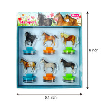 Load image into Gallery viewer, Horse Acrylic Stamp Set of 6