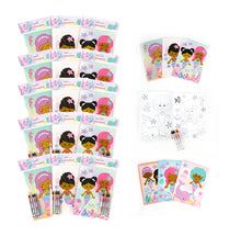 Load image into Gallery viewer, Rainbow Mermaid Party Favor Bundle for 12 Kids