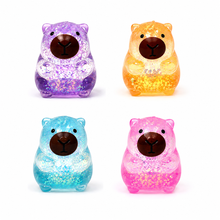 Load image into Gallery viewer, Capybara Glitter Squishy Toys – 4 Pc Set or 12 Pc Display Box