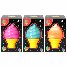 Load image into Gallery viewer, Ice Cream Cone Squishy Sensory Fidget Toys – Individually Boxed – Set of 3, 6 or 12