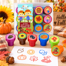 Load image into Gallery viewer, Fall Harvest Thanksgiving Stamp Kit