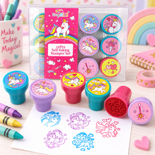 Load image into Gallery viewer, Unicorn Stamp Kit for Kids