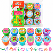 Load image into Gallery viewer, Safari Jungle Animals Stamp Kit