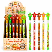 Load image into Gallery viewer, Cozy Autumn Animals Multi Point Pencils