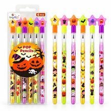 Load image into Gallery viewer, Halloween Stackable Point Pencils - Set of 6