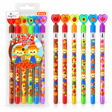 Load image into Gallery viewer, Autumn Harvest Stackable Point Pencils - Set of 6