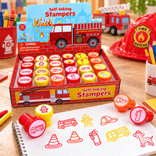 Load image into Gallery viewer, Fire Trucks Stampers