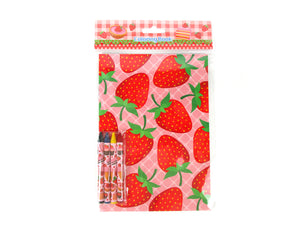 Strawberry Coloring Books with Crayons Party Favors - Set of 6 or 12