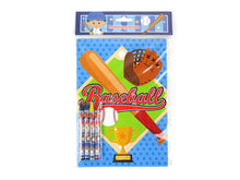 Load image into Gallery viewer, Baseball Coloring Books with Crayons Party Favors - Set of 6 or 12
