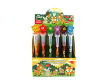 Load image into Gallery viewer, Woodland Animals Stackable Crayon with Stamper Topper