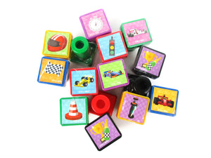 Race Car Square Stampers