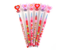 Load image into Gallery viewer, Valentine&#39;s Day Stackable Crayon with Stamper Topper