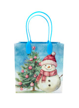 Load image into Gallery viewer, Vintage Rustic Christmas Party Favor Treat Bags - Set of 6 or 12