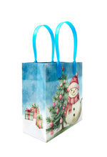 Load image into Gallery viewer, Vintage Rustic Christmas Party Favor Treat Bags - Set of 6 or 12