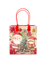 Load image into Gallery viewer, Vintage Rustic Christmas Party Favor Treat Bags - Set of 6 or 12