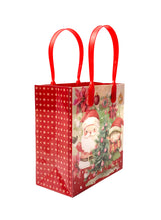 Load image into Gallery viewer, Vintage Rustic Christmas Party Favor Treat Bags - Set of 6 or 12