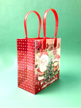 Load image into Gallery viewer, Vintage Rustic Christmas Party Favor Treat Bags - Set of 6 or 12