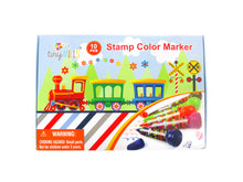 Load image into Gallery viewer, Train Stamp Marker Set - Set of 10