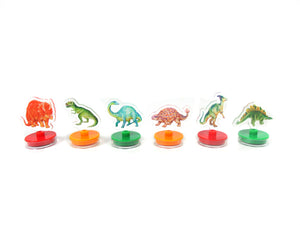 Jurassic Acrylic Stamp Set of 6