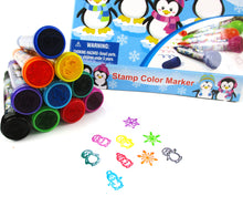 Load image into Gallery viewer, Penguin Stamp Marker Set - Set of 10