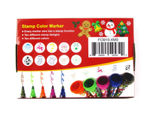 Load image into Gallery viewer, Christmas Stamp Marker Set - Set of 10