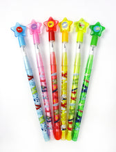 Load image into Gallery viewer, Airplane Stackable Multi Point Pencils - Set of 6