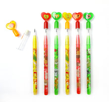 Load image into Gallery viewer, Woodland Animals Stackable Multi Point Pencils - Set of 6