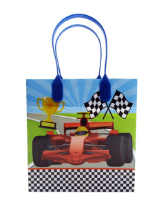 Race Car Party Favor Treat Bags - Set of 6 or 12