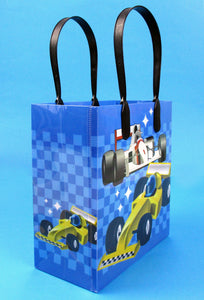Race Car Party Favor Treat Bags - Set of 6 or 12