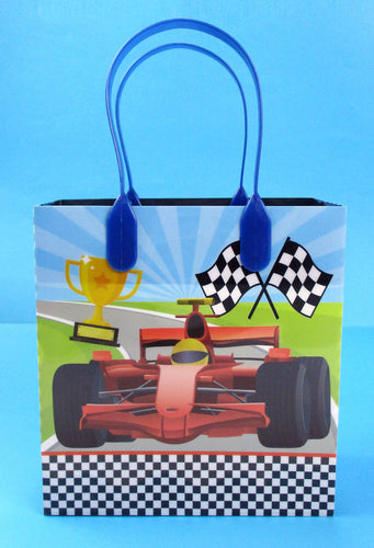 Race Car Party Favor Treat Bags - Set of 6 or 12