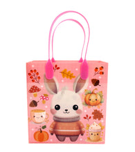 Load image into Gallery viewer, Autumn Cozy Animal Party Favor Treat Bags - Set of 6 or 12