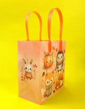 Load image into Gallery viewer, Autumn Cozy Animal Party Favor Treat Bags - Set of 6 or 12