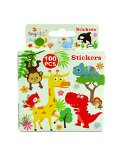 Load image into Gallery viewer, Animal Stickers 100 Stickers/Dispenser, Pack of 1, 6 or 12 Dispensers