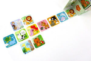 Animal Stickers 100 Stickers/Dispenser, Pack of 1, 6 or 12 Dispensers