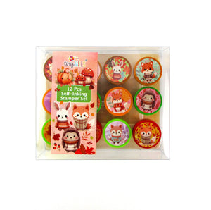Cozy Autumn Animals Stamp Kit