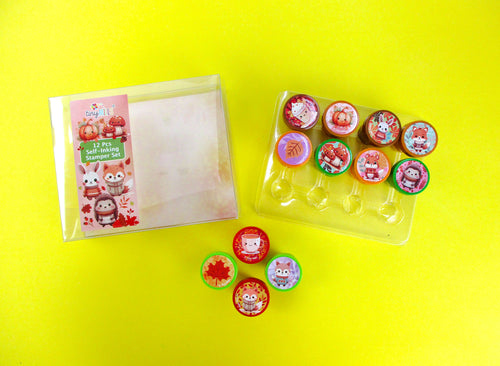 Cozy Autumn Animals Stamp Kit