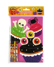Load image into Gallery viewer, New Spooky Halloween Coloring Books with Crayons Party Favors - Set of 6 or 12