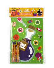 Load image into Gallery viewer, New Spooky Halloween Coloring Books with Crayons Party Favors - Set of 6 or 12