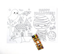 Load image into Gallery viewer, New Spooky Halloween Coloring Books with Crayons Party Favors - Set of 6 or 12