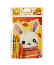 Load image into Gallery viewer, Cozy Autumn Animals Coloring Books with Crayons Party Favors - Set of 6 or 12