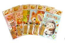 Load image into Gallery viewer, Cozy Autumn Animals Coloring Books with Crayons Party Favors - Set of 6 or 12