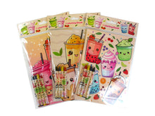 Load image into Gallery viewer, Boba Coloring Books with Crayons Party Favors - Set of 6 or 12