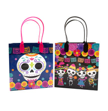 Load image into Gallery viewer, Day of the Dead Party Favor Treat Bags - Set of 6 or 12