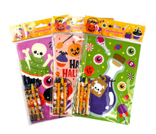 Load image into Gallery viewer, New Spooky Halloween Coloring Books with Crayons Party Favors - Set of 6 or 12