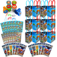 Load image into Gallery viewer, Monster Trucks Party Favor Bundle for 12 Kids