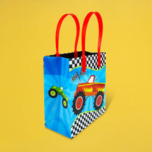 Load image into Gallery viewer, Monster Truck Themed Party Favor Bags Treat Bags - Set of 6 or 12